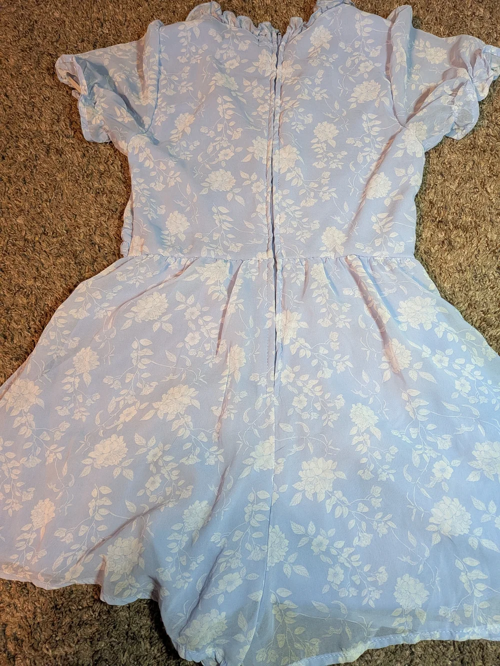 Altar'd State Light Blue Ruffle Dress - Picture 3 of 3